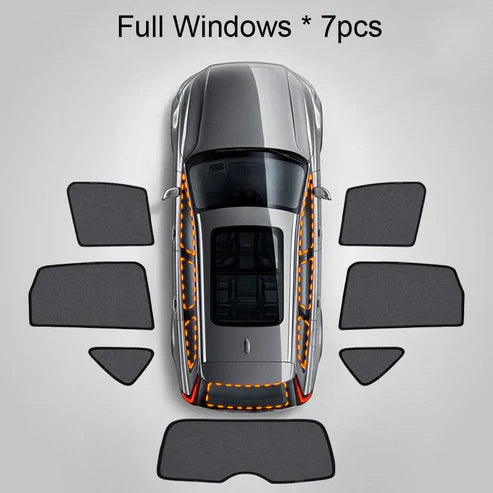 2025 Custom Car Side Magnetic Window Sunshade Curtain