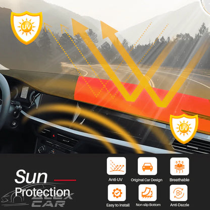 Apex Custom Fit Dashboard Mat Cover For Sedan, Hatchback, , MPV, Truck, SUV etc