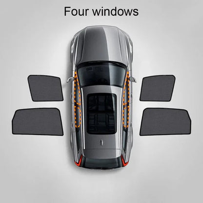 2025 Custom Car Side Magnetic Window Sunshade Curtain