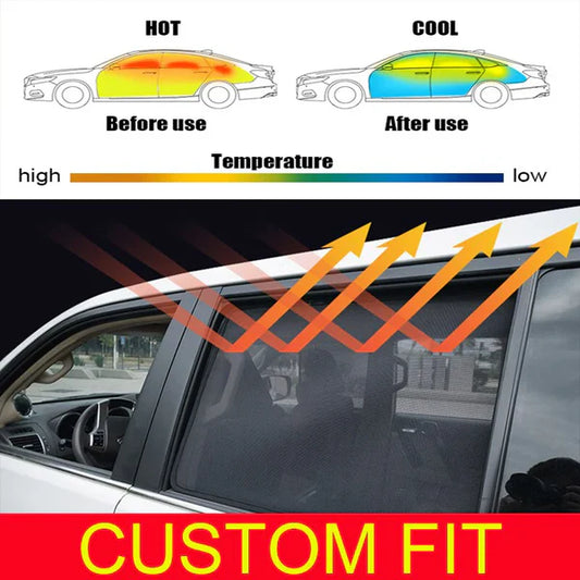 2025 Custom Car Side Magnetic Window Sunshade Curtain