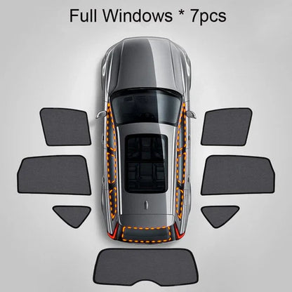 2025 Custom Car Side Magnetic Window Sunshade Curtain