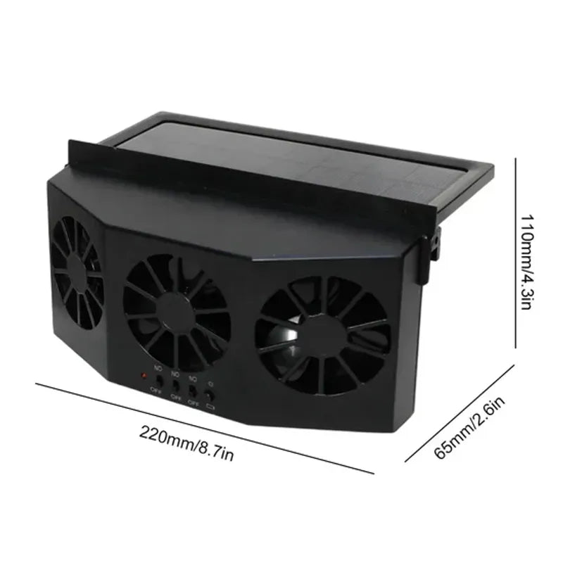 Eco Solar Car Cooler Fan