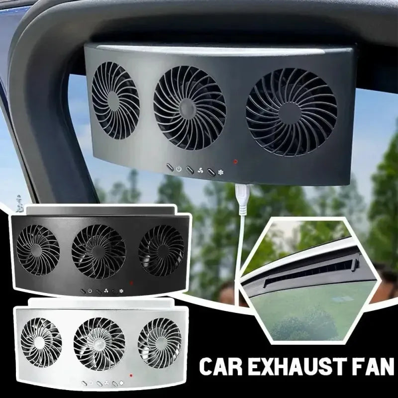 Eco Solar Car Cooler Fan