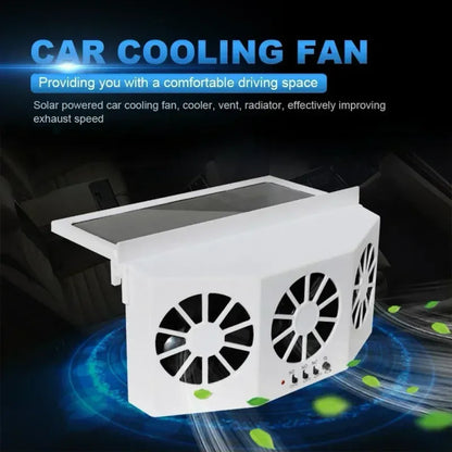Eco Solar Car Cooler Fan